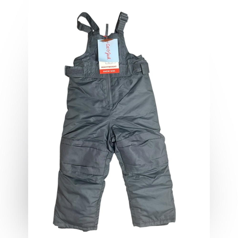Unisex Gray Kids' Boys Overall Bibs Snow Suit Pants 3T New